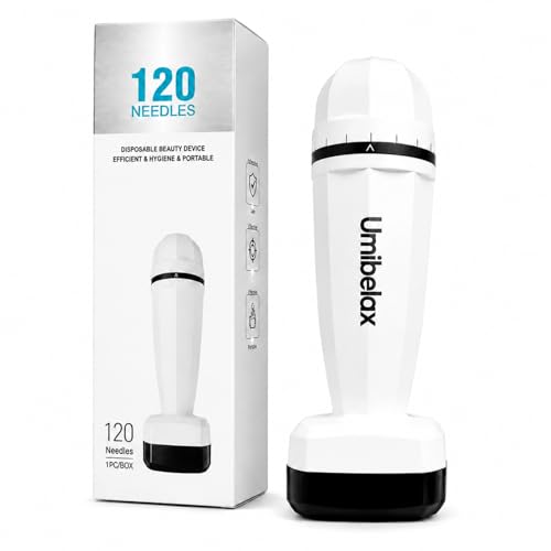 Derma Stamp - Umibelax Microneedling Derma Stamp for Hair Beard Scalp & Face Microneedle Roller Dermastamp for Women and Men(0.25mm)