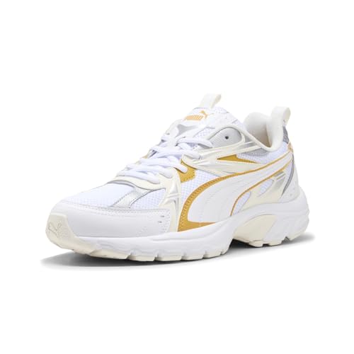 PUMA Mens Milenio Tech Lace Up Sneakers Shoes Casual - White2