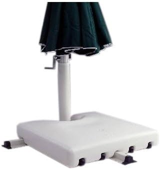 Southern Patio Blowmolded Base For Offset Umbrella, White