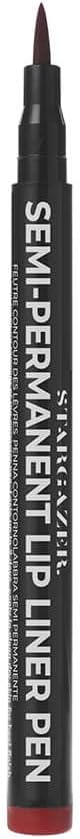 Stargazer Vegan Waterproof Semi-Permanent Lip Liner Number 3. Up To 24 Hour Lip Coverage With Fine Tip Applicator.
