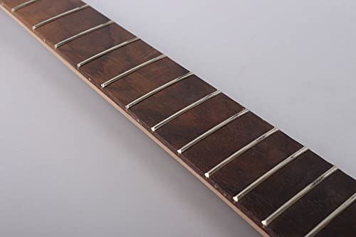 Mahogany Guitar Neck Rosewood Fretboard Unfinished 22 Fret 30Inch Scale Bolt On #TOP2