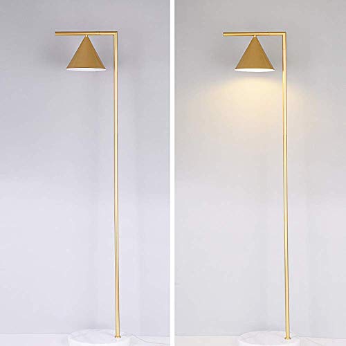 Lámpara de pie E27 ajustable con brazo de hierro pintado para iluminación óptima 3
