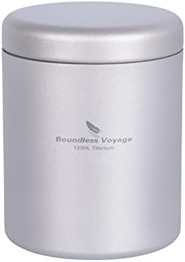 Boundless Voyage Titanium Small Tin Can Box Canister Tea Tins Coffee ...