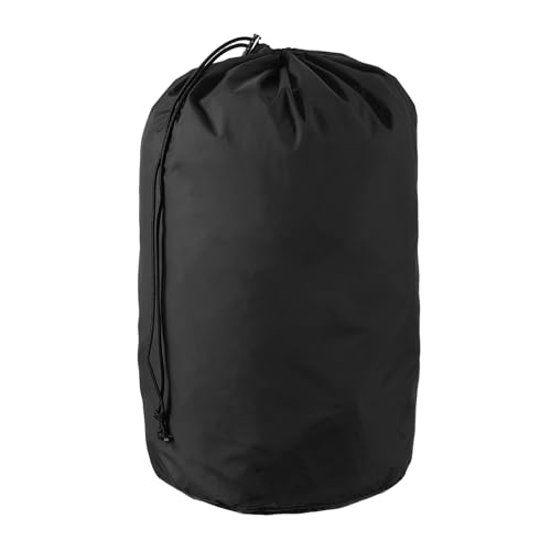 YELARXI Stuff Sack, Waterproof Outdoor Small Storage Bag 8x17In Black