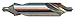KEO 19130 Carbide Drill, Right Handed, Bell Type, Straight Flute, 1/4
