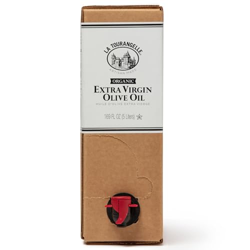 Image of La Tourangelle, Organic Extra Virgin Olive Oil, Cold-Pressed High Antioxidant Picual Olives From Spain, 169 Fl Oz