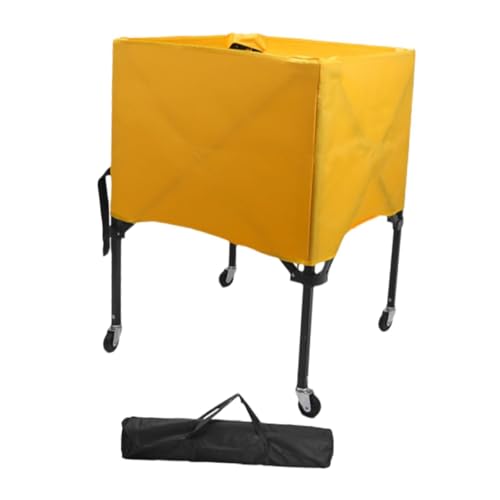 Carro para balones plegable con ruedas multidireccionales de aluminio 7