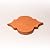 Moroccan Mosaic & Tile House Natural Terracotta Arabesque, 8"X9"X3/4", Tile, Orange