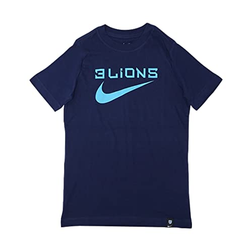 Tee-shirt de football England Three Lions marine junior collection originale