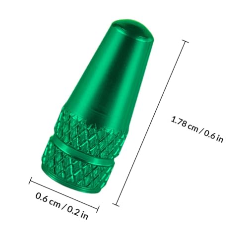 30 unidades de tapones de válvula para llantas de bicicleta de aleación de aluminio, protección contra el polvo, para bicicletas de carretera y montaña, colores surtidos miniatura 2
