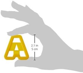 Miniatura 6 de R&M International Alfabeto y número 1.5" cortadores de galletas, cubo de 36 piezas