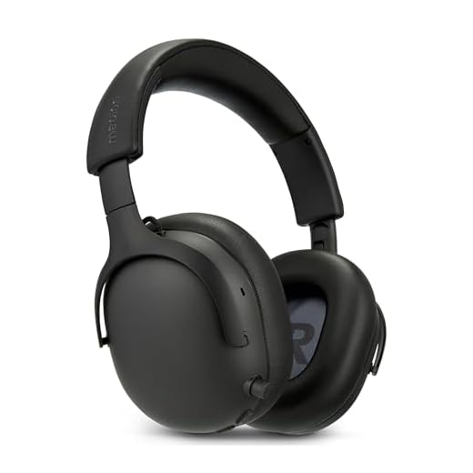 MEDION Over Ear Kopfhörer HX-1 Plus (kabellos, Feed Forward Noise Cancelling, Bluetooth 6.0, Wireless, 5+1 EQ Presets, bis zu 100 Stunden Akkulaufzeit, IPX4 Spritzwasserschutz) schwarz