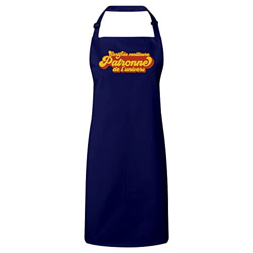 Tablier Cuisine Femme Univers Coton Ajustable Tablier de Chef Humour Tablier Barbecue Original