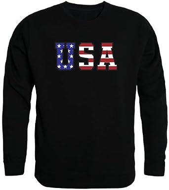 Graphic Crewneck, Flag Text