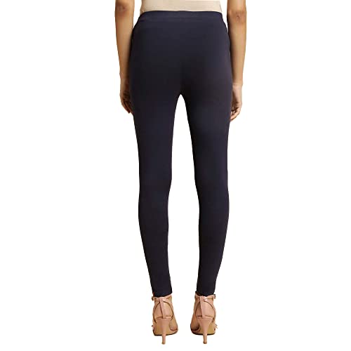 Image of W for Woman Women's Regular Fit High Rise Coral Cotton Jersey Tights
