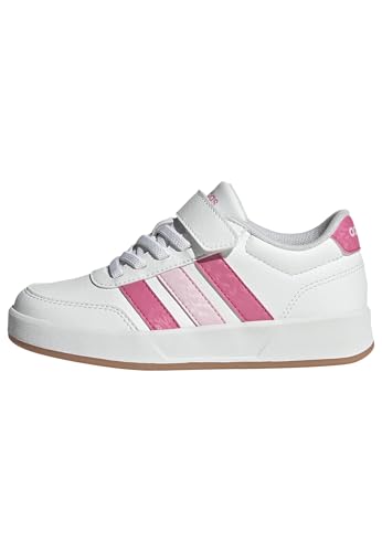 adidas Unisex Kinder Breaknet 3.0 Children Shoes, FTWR White/Pink Fusion/Clear Pink, 28.5 EU