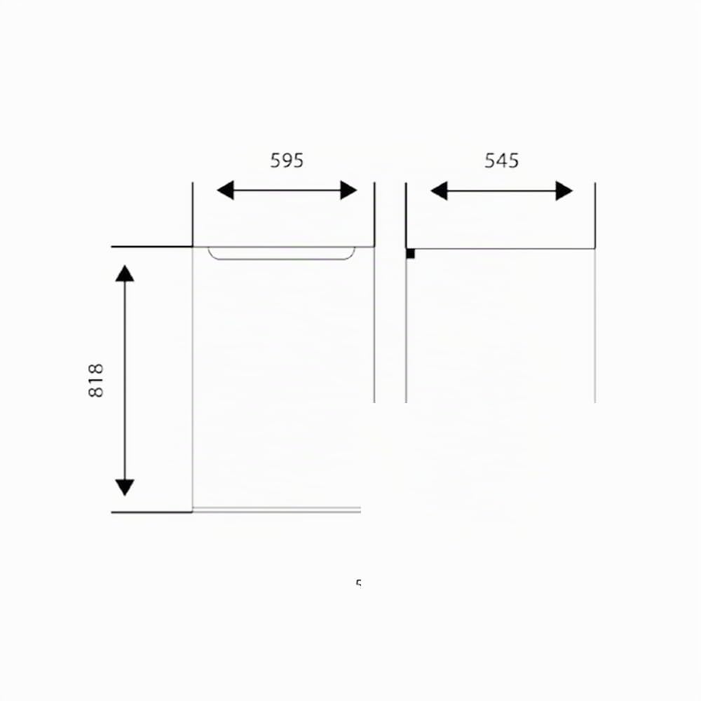 Aspes Frigorífico Refrigerador Blanco ARI82600EC. Capacidad 121 Litros, Bajo Nivel Sonoro, Eficiencia Energética Clase E