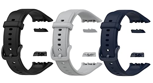 [SHEAWA] OPPO Band 2�p�o���h �x���g 3�F�Z�b�g �����o���h �ւ��o���h �����x���g �V���R���o���h �A�N�Z�T���[ (�u���b�N+�O���[+�_�[�N�u���[)