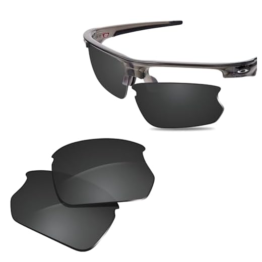 Glintbay Lentes de óculos de sol de substituição 100% precisas para Oakley Bisphaera OO9400 - preto avançado polarizado