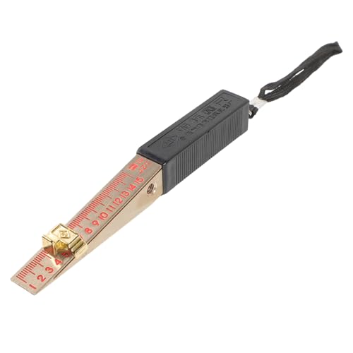 Gatuida 2pcs Feeler Gauges Metric Gauge Measure Tool Sliding Taper Filler Leveling Measuring Tool Radius