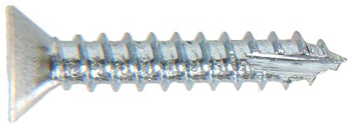 The Hillman Group 45413 Tornillo para madera #7 x 1-1/4" Cabeza plana Phillips blanco, paquete de 20 miniatura 2