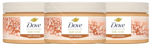 Pack of 3 - Dove Hot Cocoa Body Scrub - 3.5oz each - Limited Edition Pack x 3.