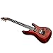 TARIO 7 String Electric Guitar Bolt_On Maple Neck Poplar Wood Body (Burl poplar top body)