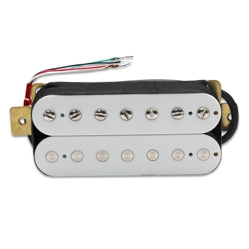 エレキギターピックアップ 7 弦エレキギターのハムバッカーピックアップコイル分割ピックアップ N8.5K/B14K 出力ギター部品(F)