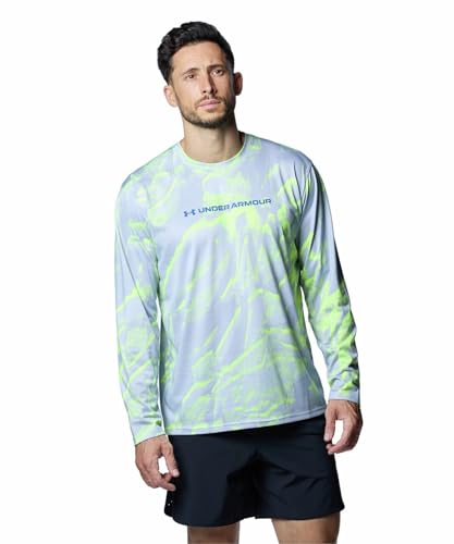[�A���_�[�A�[�}�[] UA TECH LS Printed Halo Gray / / SM