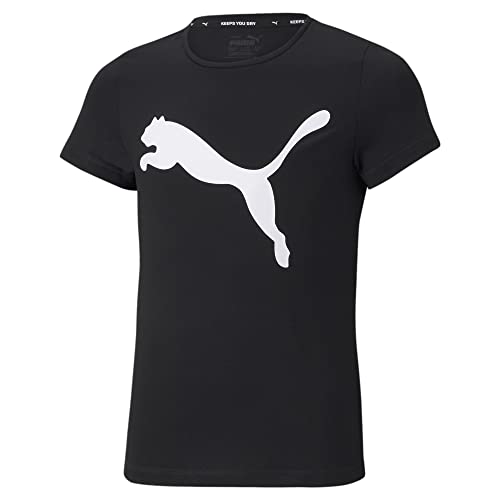 PUMA Mädchen Active Tee G T Shirt, Puma Schwarz, 176 EU