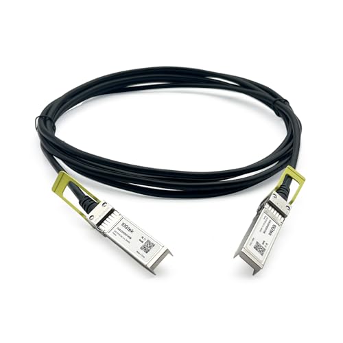 Image of 10Gtek 25GBASE-CR SFP28 to SFP28 Passive Cable for Cisco SFP-H25GB-CU3M, Ubiquiti UC-DAC-SFP28, Supermicro, Mikrotik, Arista and More, 3-Meter(10ft)