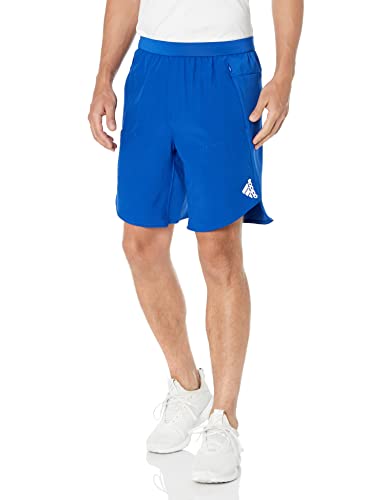 Short de sport bleu roi adidas respirant et léger en taille XX-Large