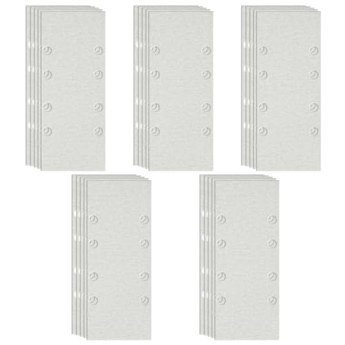 MORLARCO オービルサンダー ペーパー 600番 25枚セット サンディングペーパー 93X228mm サンダー ペーパー クランプ式 電動サンダー用サンドペーパー 吸塵8穴付 塗装仕上げのサンディング 金属磨き 木工DIY作業に 詰まり防止紙やすり