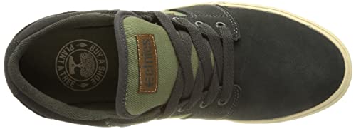 Image of Etnies Jameson 2 Eco x TFTF - Collab Eco Skate, Reinforced Cupsole, Cushioned Feel, Everyday Wear 2025, Grey Green, 11.5