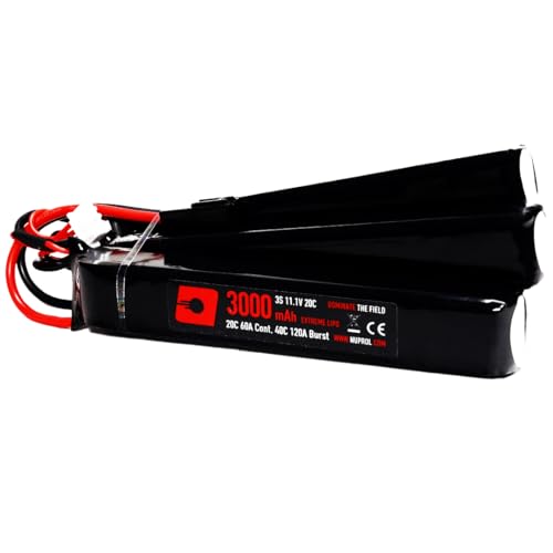 Batería LIPO NUNCHUCK 11.1V con diseño dividido de dos celdas Nuprol 20C