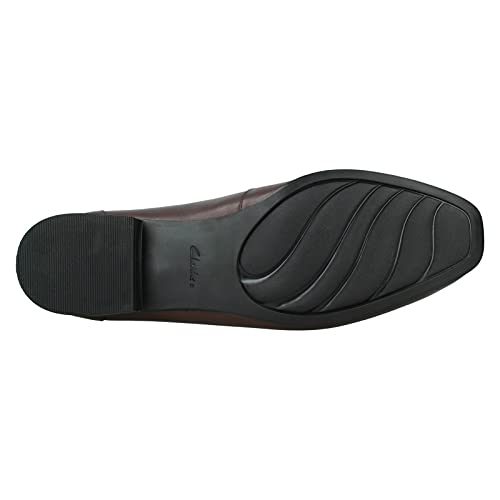 Image of Clarks Womens 26153195 Burgundy Loafer