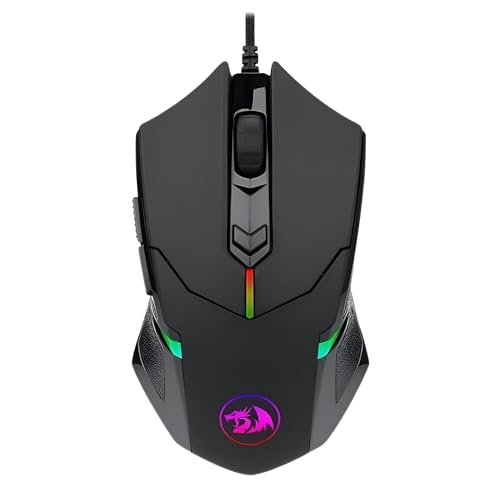 Ratón Gaming Negro para ordenador Redragon Centrophorus periférico USB