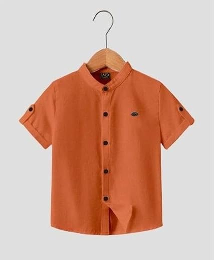 Boys Half Sleeve Shirt Lightweight Fabric for Summer Comfort and Everyday Activity