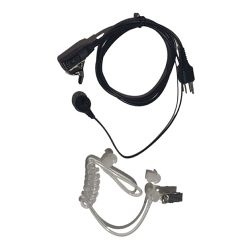 WOSIIKSLL イヤホン 2 ウェイ ラジオ 外部ヘッドセット ヘッドフォン マイク イヤホン セキュリティ ガード 交換用 IC-12A