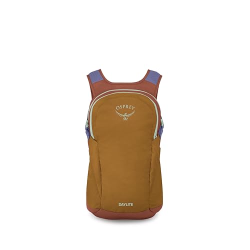 Image of Osprey Daylite Commuter Backpack - Lightweight Everyday Bag with Laptop Sleeve, Bottle Pockets, Barley Brown /Multi