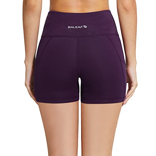 Image of baleaf Women's 8 inch / 5 inch / 3 inch Biker Shorts High Waist Yoga Workout Gym Running Volleyball Spandex Shorts with Pockets