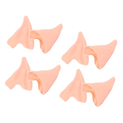 FUNOMOCYA 4 Pares Orejas de Hada Cosplay Simulación para Halloween Accesorios de Disfraz y Resistentes para Fiestas y Carnavales