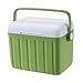 Menolana Cooler Box Storage Container for Freeze/Hot Food Multifunctional Ice Box Ice Retention Cooler for Stall Boat Outdoor Camping, Green