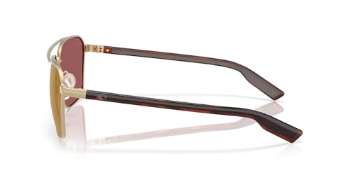 Image of Costa Del Mar Mens Wader Rectangular Sunglasses