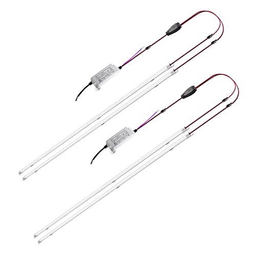 2Pack LED Retrofit Kit 2x4 FT,36W Magnetic Troffer Retrofit Kit,5000K Daylight White,5400LM,0-10V Dimmable, T8 T10 T12 Fluorescent Replacement, UL Cert, Quick Easy Install