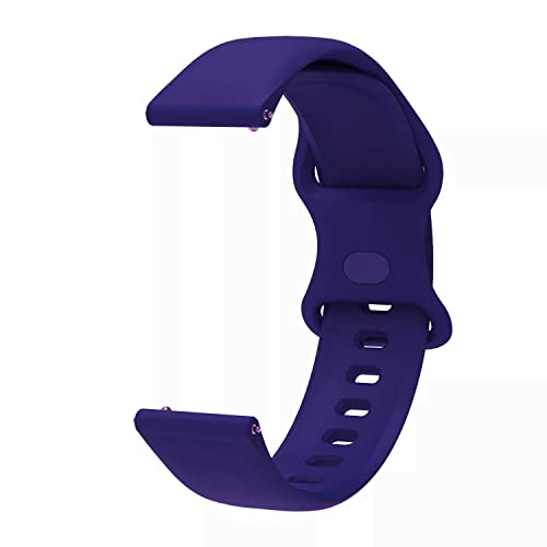 Image of 20mm Soft Silicone Nato Strap Replacement Belt Band For Fastrack Reflex Vybe Smart Watch Straps [ Not for any Other Model]