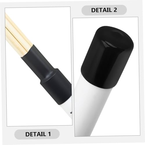MAGICLULU Palillos de percusión de madera para jazz y cajón, palillos versátiles para bateristas adultos y principiantes, accesorio resistente para práctica de batería miniatura 5