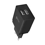 Geonav carregador de parede universal 2.1a 2 portas usb bivolt 10w