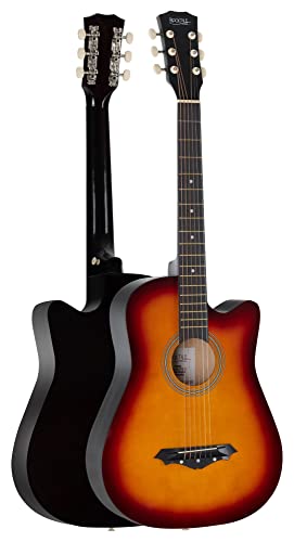 Rocktile WSD-5C-SB Slim Line Set de guitare folk Sunburst - Les Beatles, Paul McCartney, John Lennon, RIngo Starr, George Harrison Rocktile WSD-5C-SB Slim Line Set de guitare folk Sunburst – Image 6