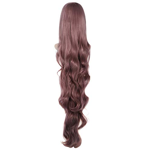 frcolor longue perruque rizada Lolita style Anime Cosplay pelucas Taro Violet